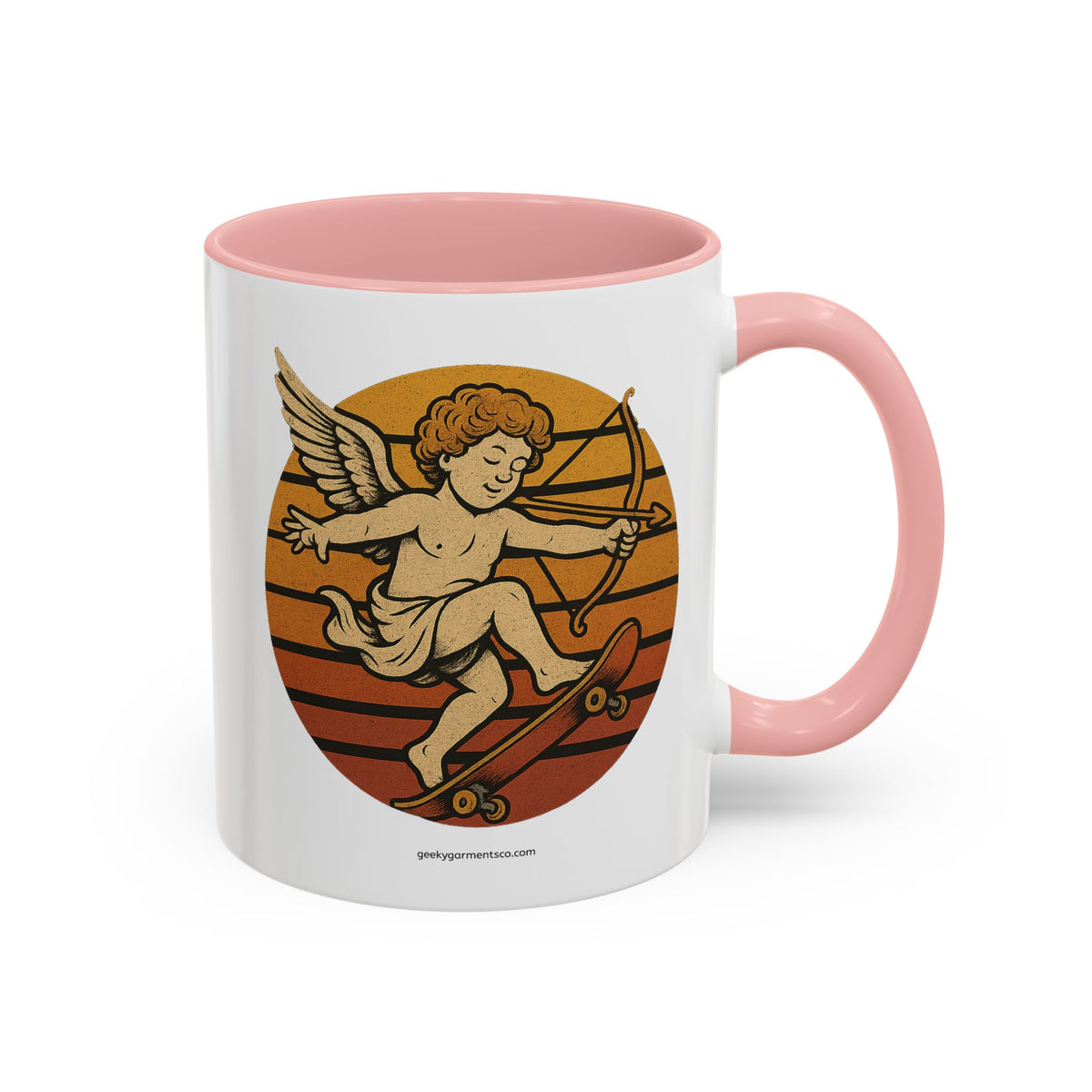 Cupid Stunt Mug - Funny Rude Valentine's Day Coffee Cup