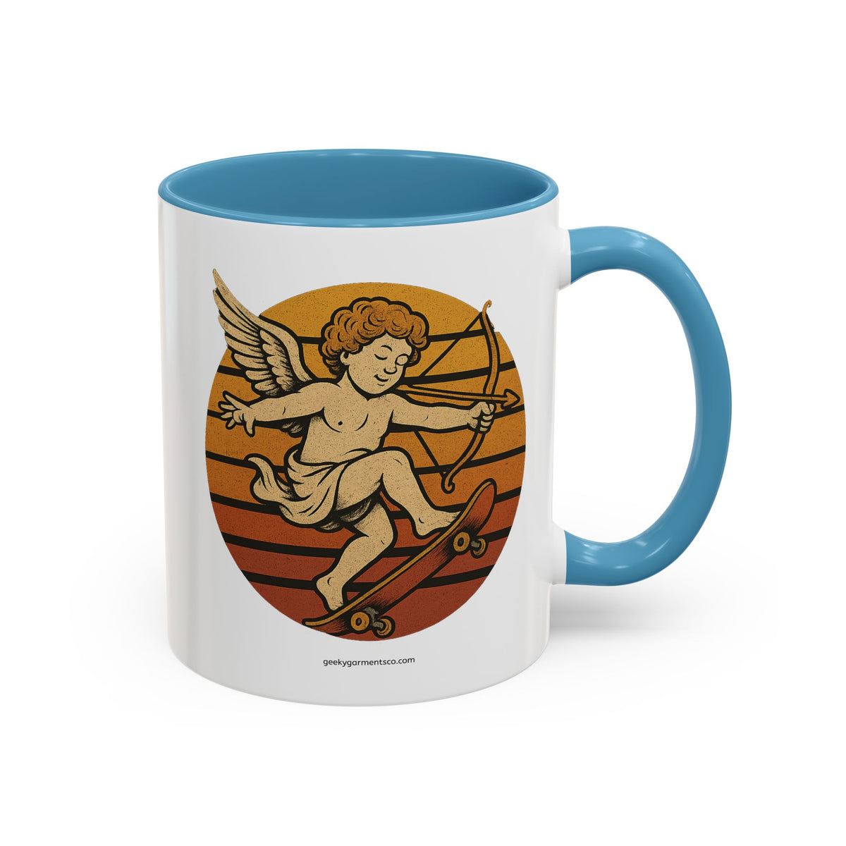 Cupid Stunt Mug - Funny Rude Valentine's Day Coffee Cup