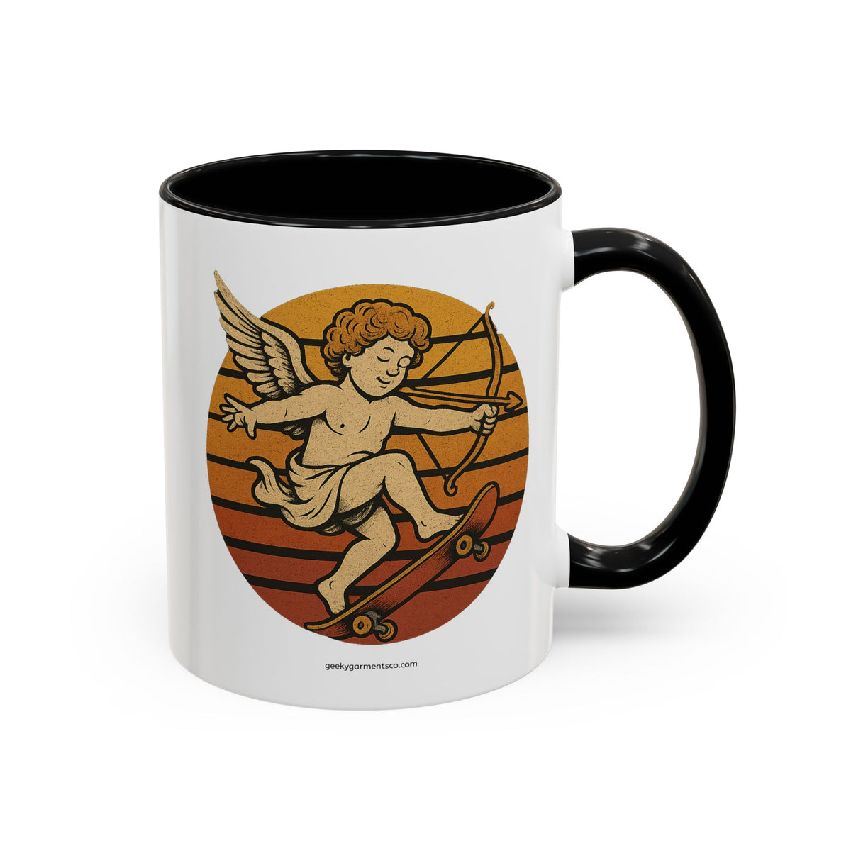 Cupid Stunt Mug - Funny Rude Valentine's Day Coffee Cup