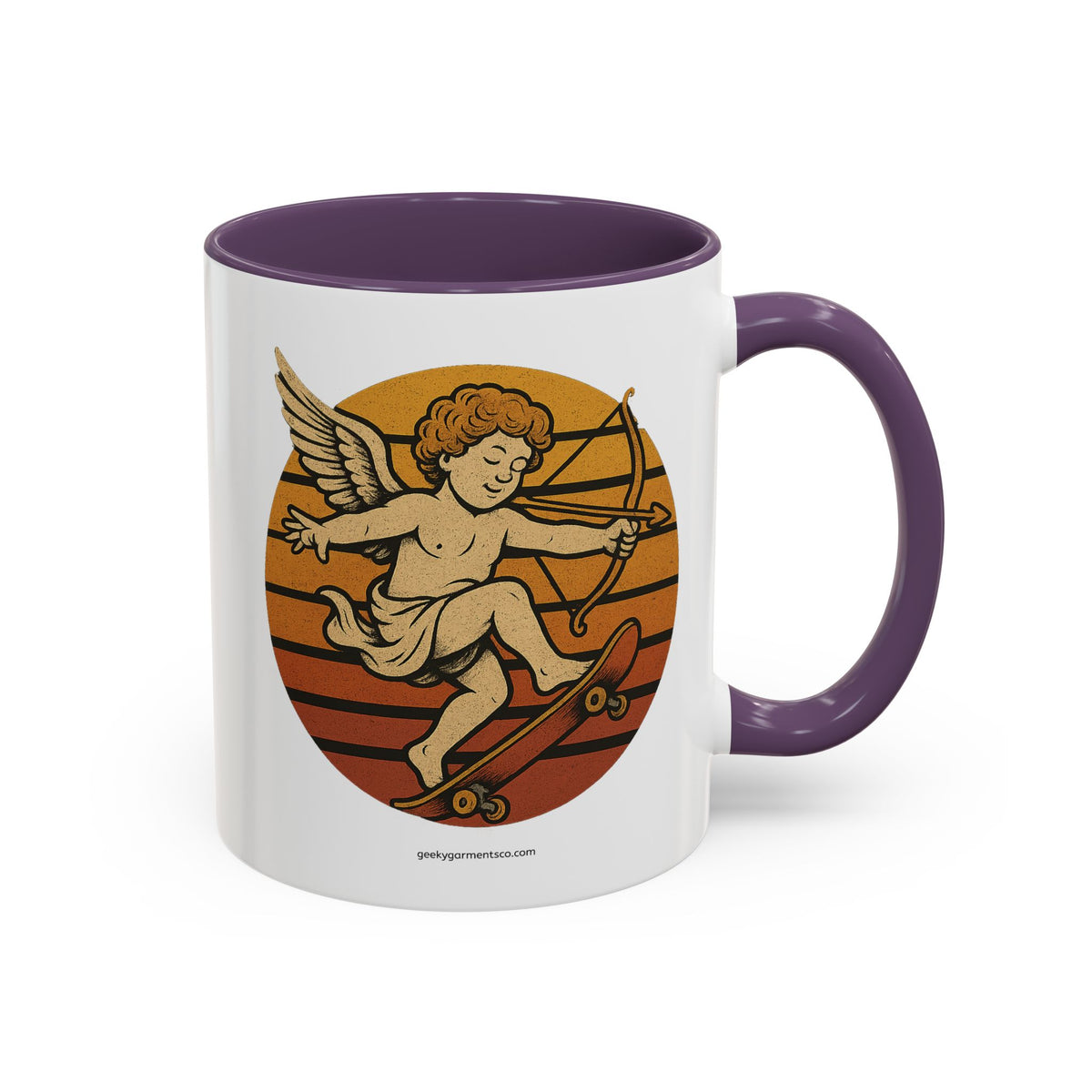 Cupid Stunt Mug - Funny Rude Valentine's Day Coffee Cup
