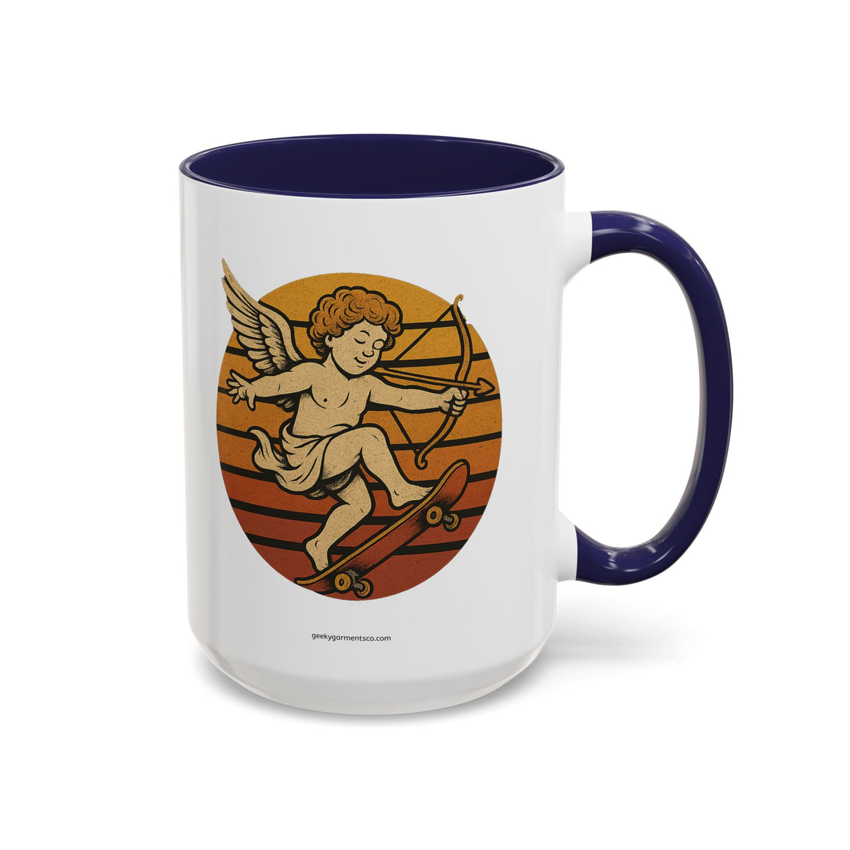 Cupid Stunt Mug - Funny Rude Valentine's Day Coffee Cup