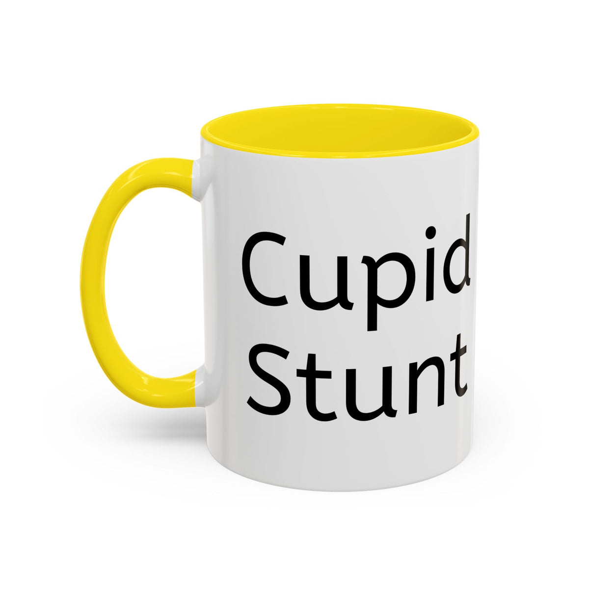 Cupid Stunt Mug - Funny Rude Valentine's Day Coffee Cup