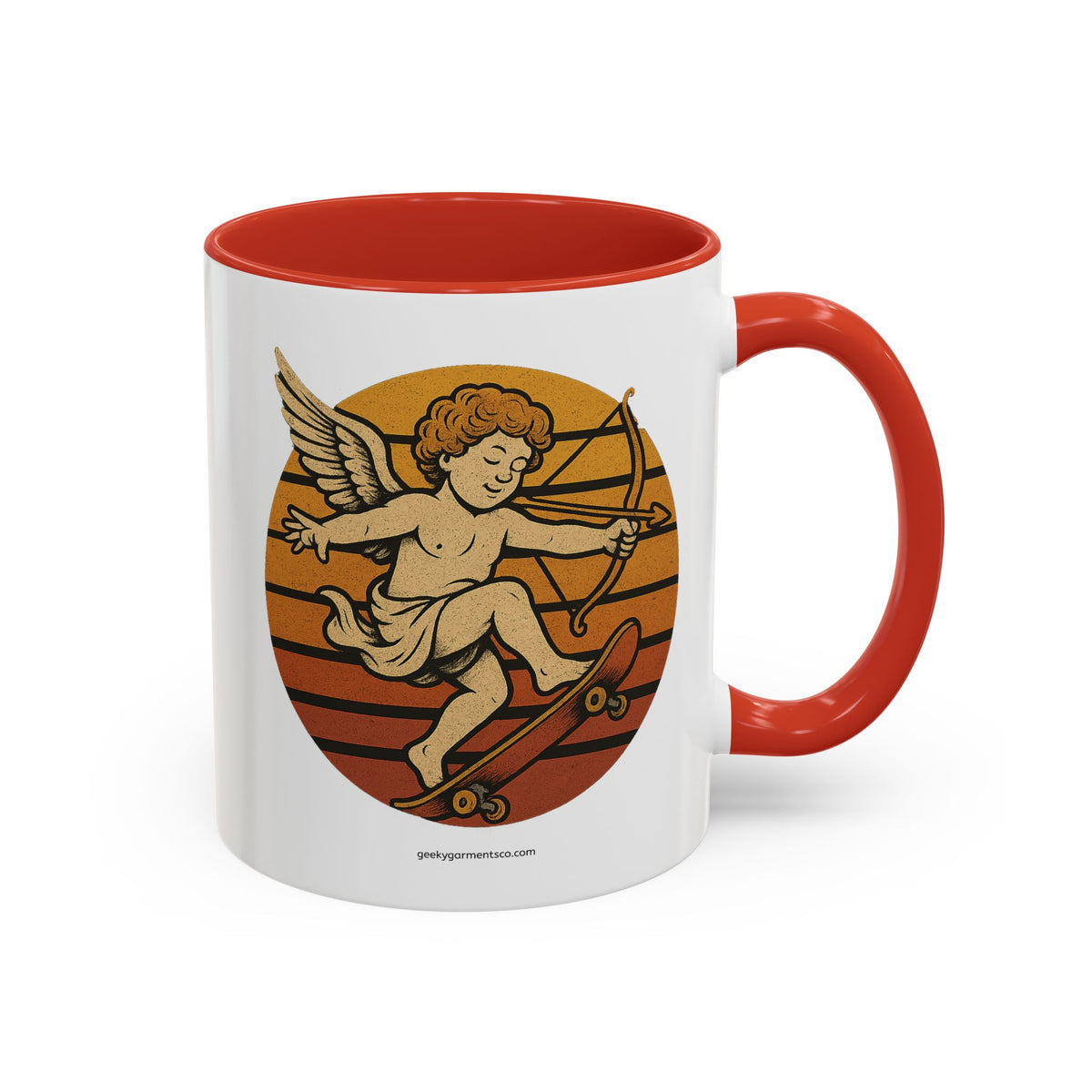 Cupid Stunt Mug - Funny Rude Valentine's Day Coffee Cup