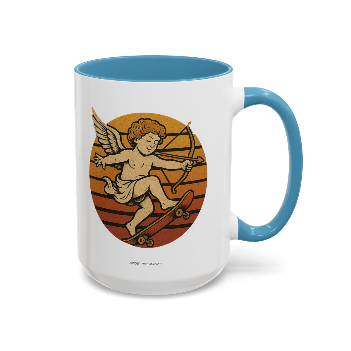 Cupid Stunt Mug - Funny Rude Valentine's Day Coffee Cup