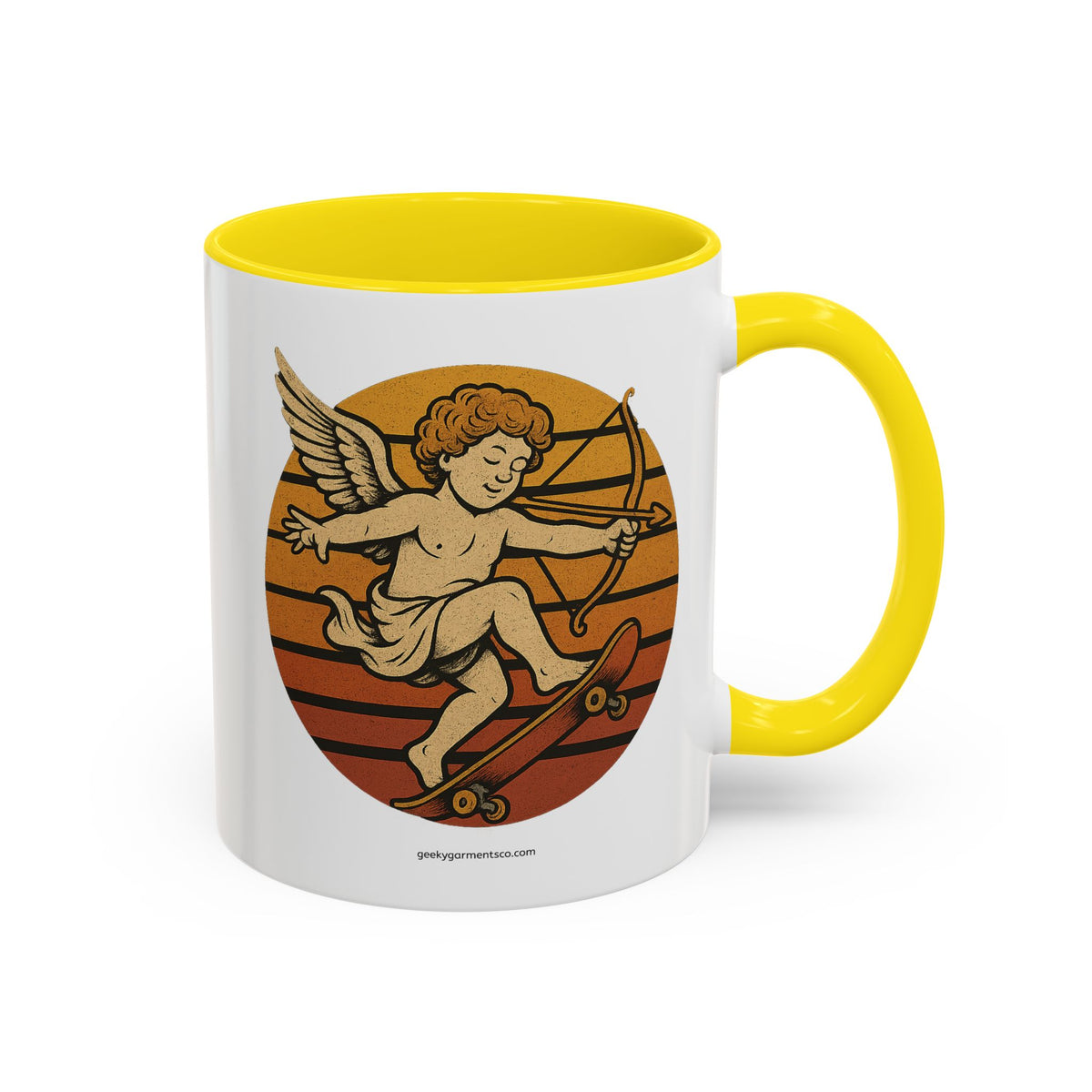 Cupid Stunt Mug - Funny Rude Valentine's Day Coffee Cup