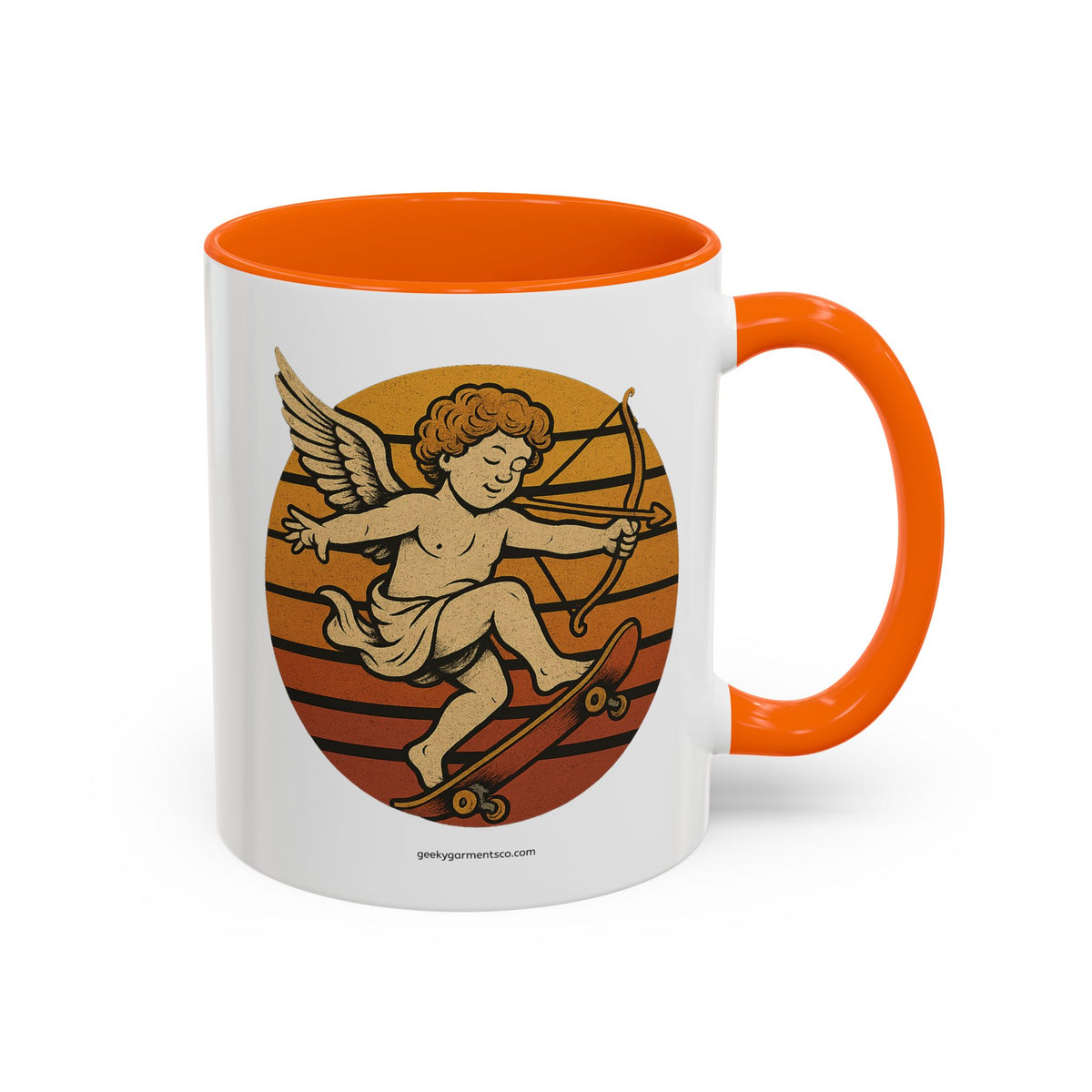 Cupid Stunt Mug - Funny Rude Valentine's Day Coffee Cup